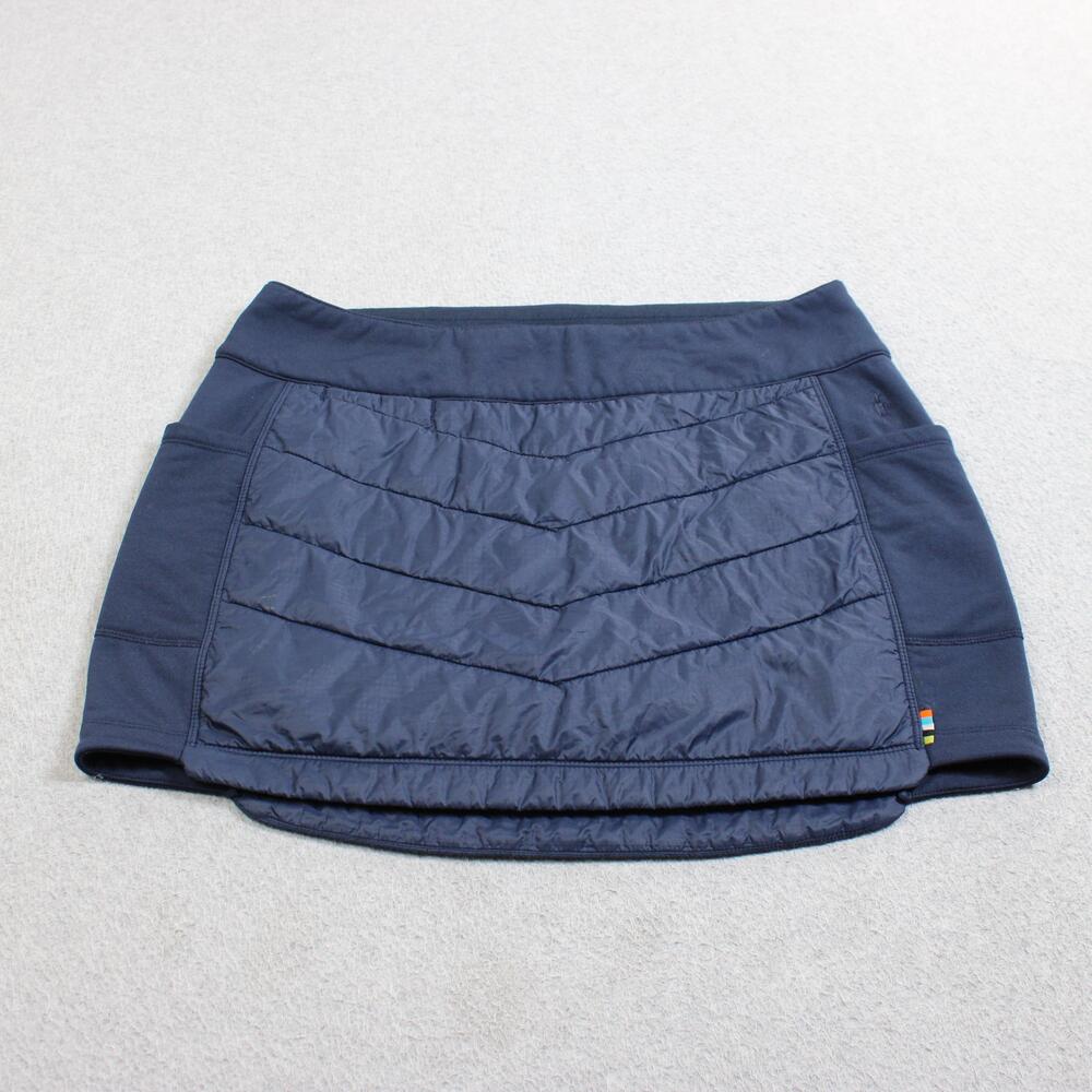 Smartwool Mini Skirt Women Medium Blue Insulated Wool Athletic Hiking Outdoors